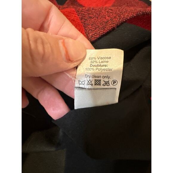 Madewell Black and Red Checkered Dress, Women’s Small - Picture 9 of 9